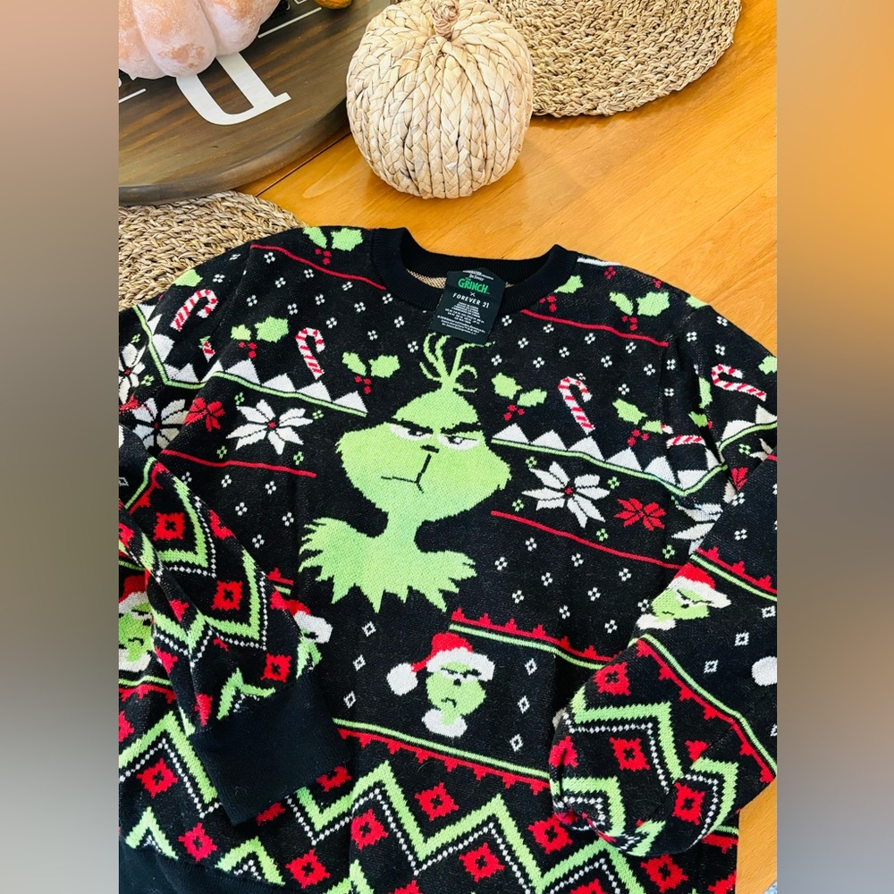 Grinch that Stole Christmas- Ugly Christmas Sweater (like new)
